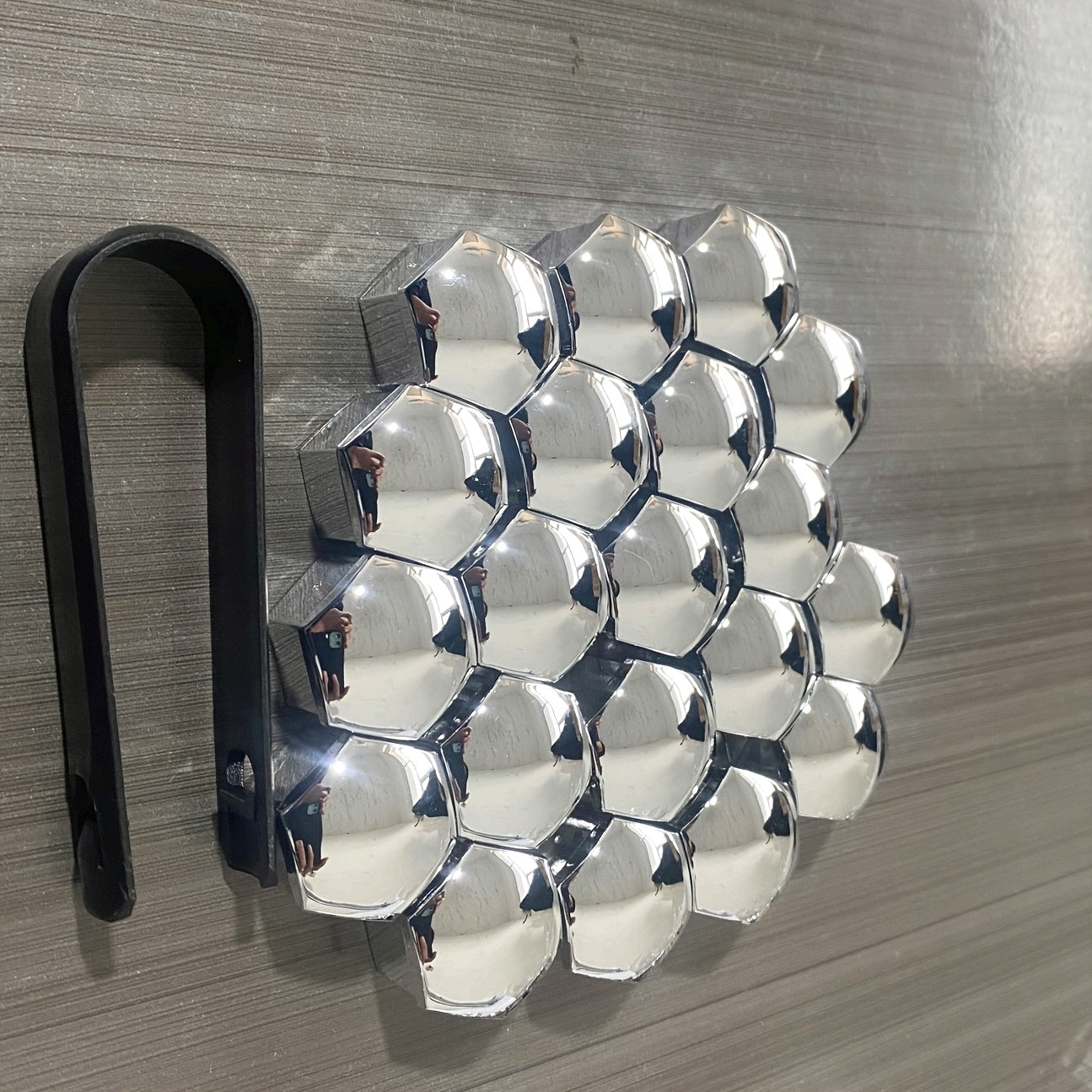 Chrome ABS Tire Nut Bolt Covers  Universal 17mm